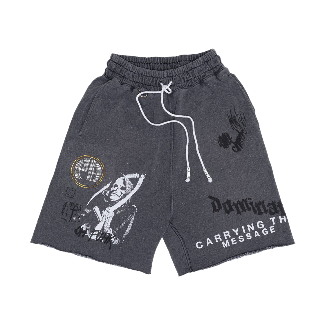 - Paly Hollywood Carrying The Message Sweatshorts Vintage Black