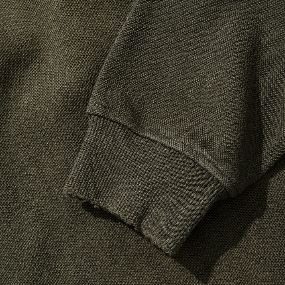 익스프레스 홀리데이 알바트로스 워시드 피케 셔츠 카키(Express Holiday Albatross Washed Pique Shirt Khaki) - 4