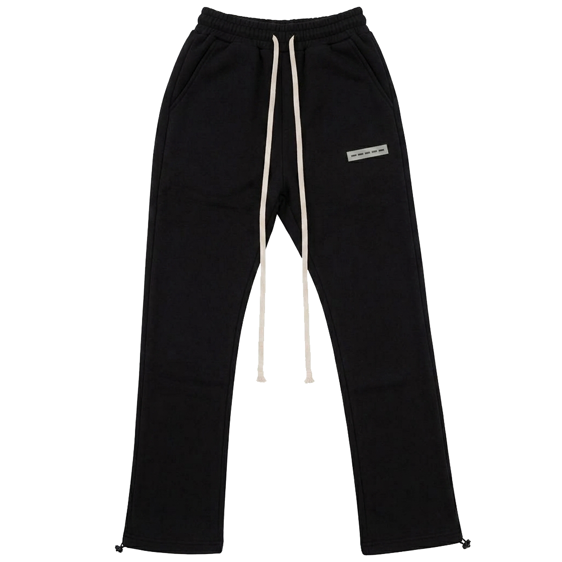 어텐션로우 소프트 에센셜 셋업 스트링 조거 롱 팬츠 블랙(ATTENTIONROW Soft Essential Fleece Lined Setup String Jogger Long Pants Black)