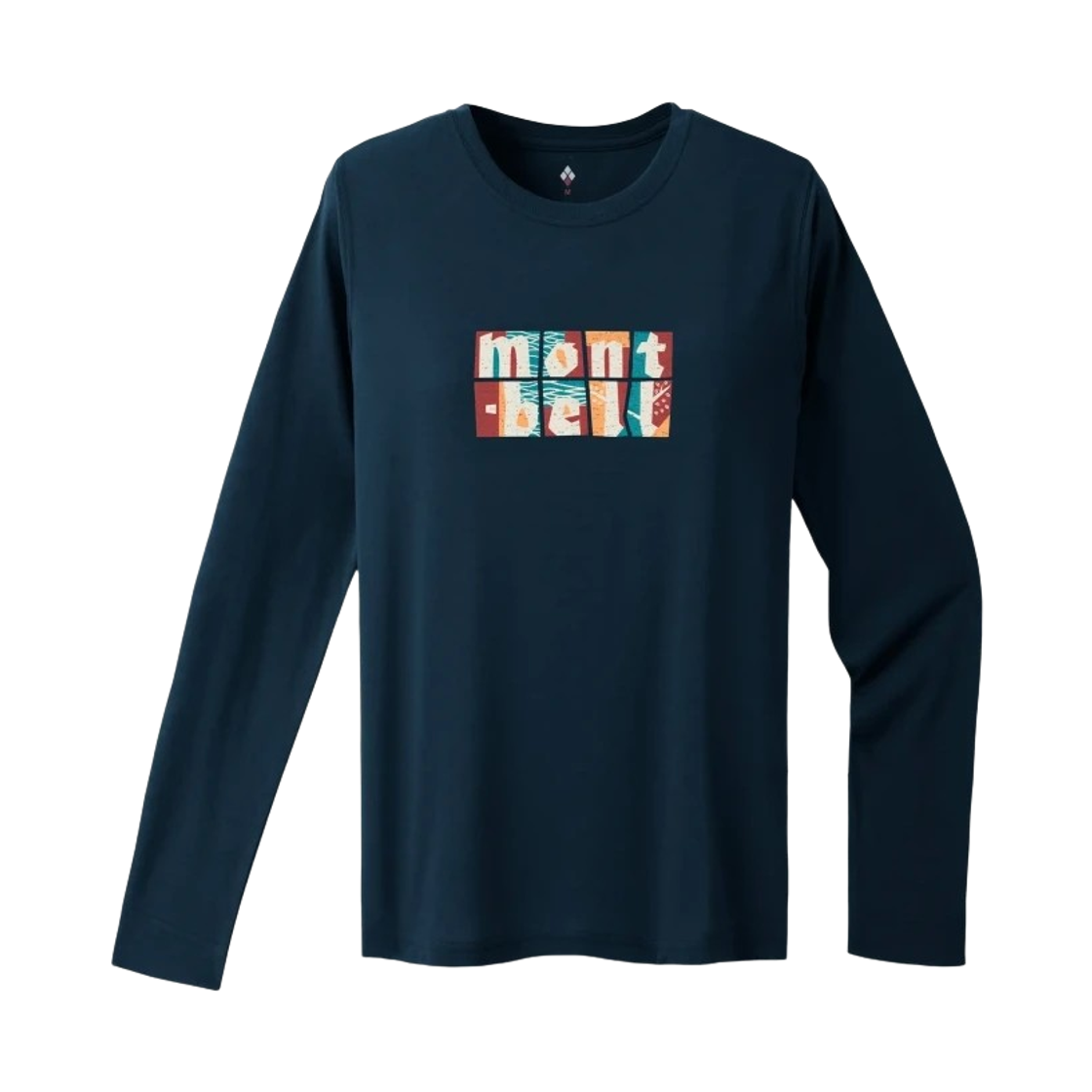 1114859 (W) Montbell Wickron Lakeshore Long Sleeve T-Shirt Navy