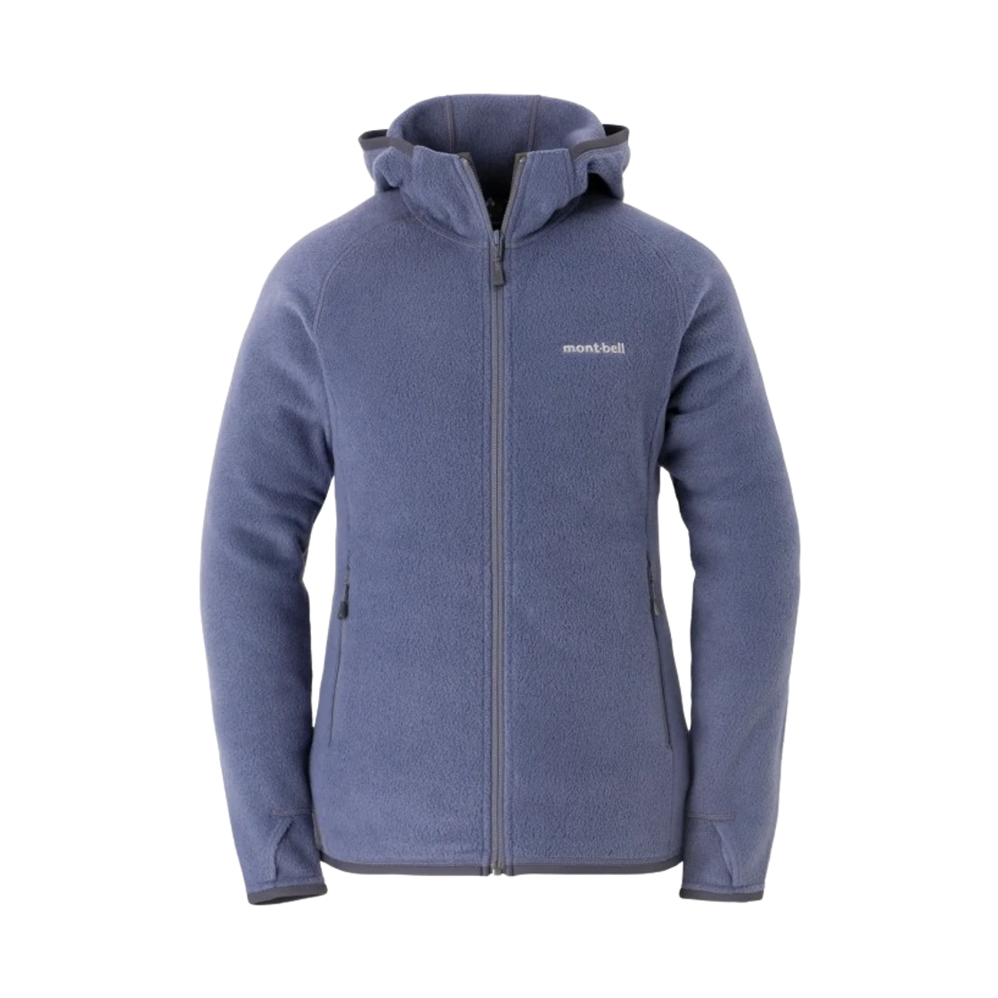 1106600 (W) Montbell Climaplus100 Warm Up Hooded Jacket Dark Gray