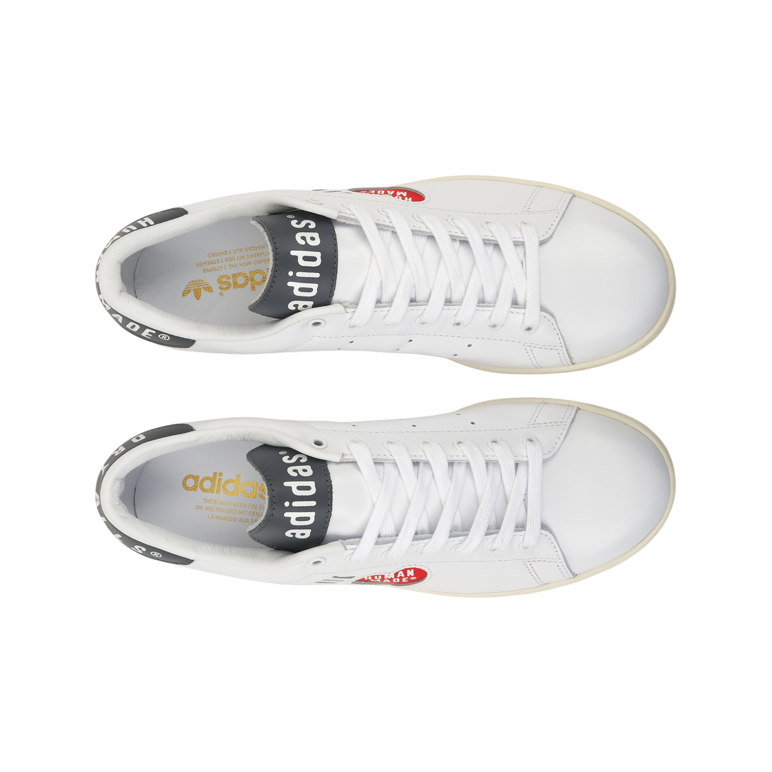 아디다스 x 휴먼 메이드 스탠 스미스 화이트 그레이(Adidas x Human Made Stan Smith White Grey) - 5