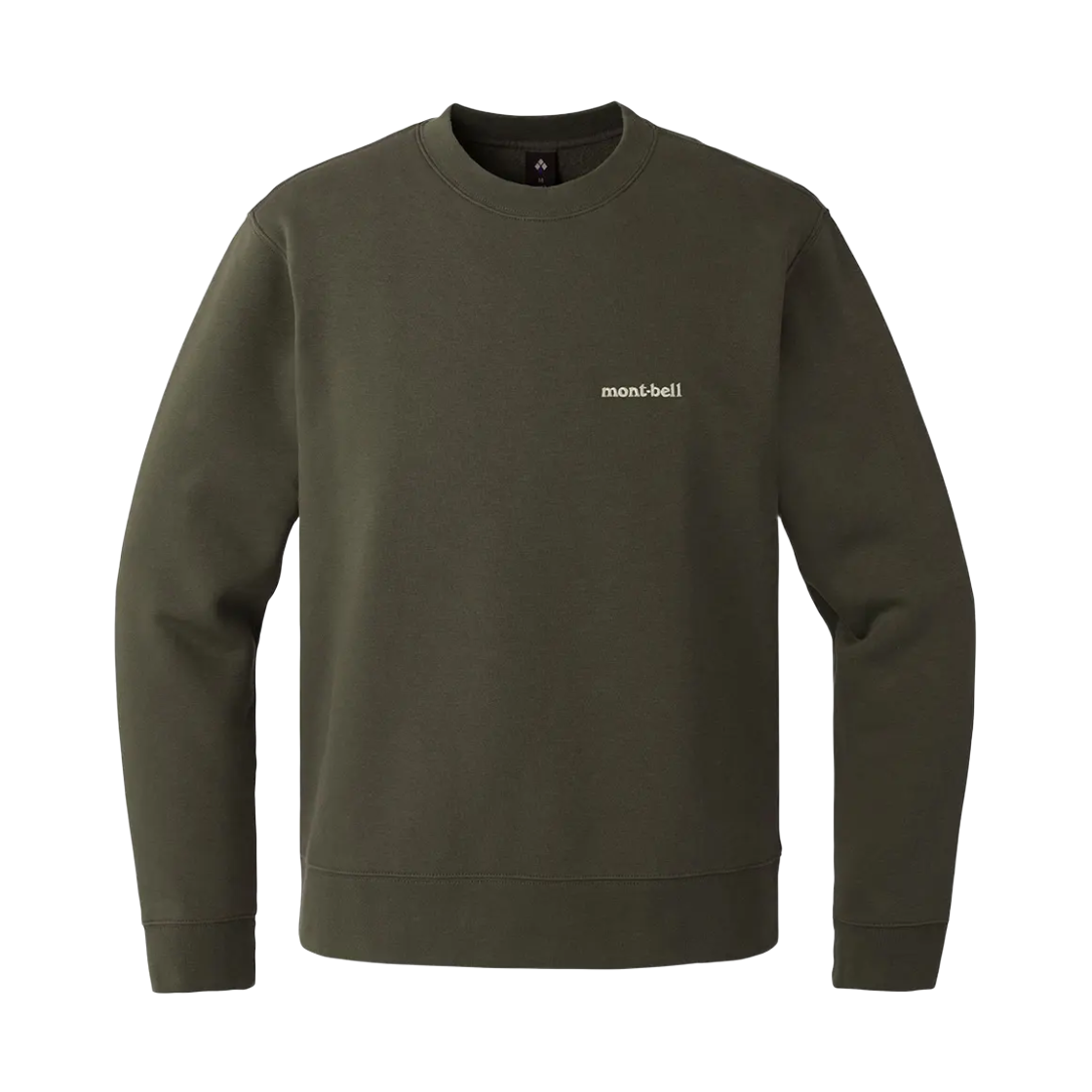 2104847 Montbell Cotton Sweatshirt Dark Green