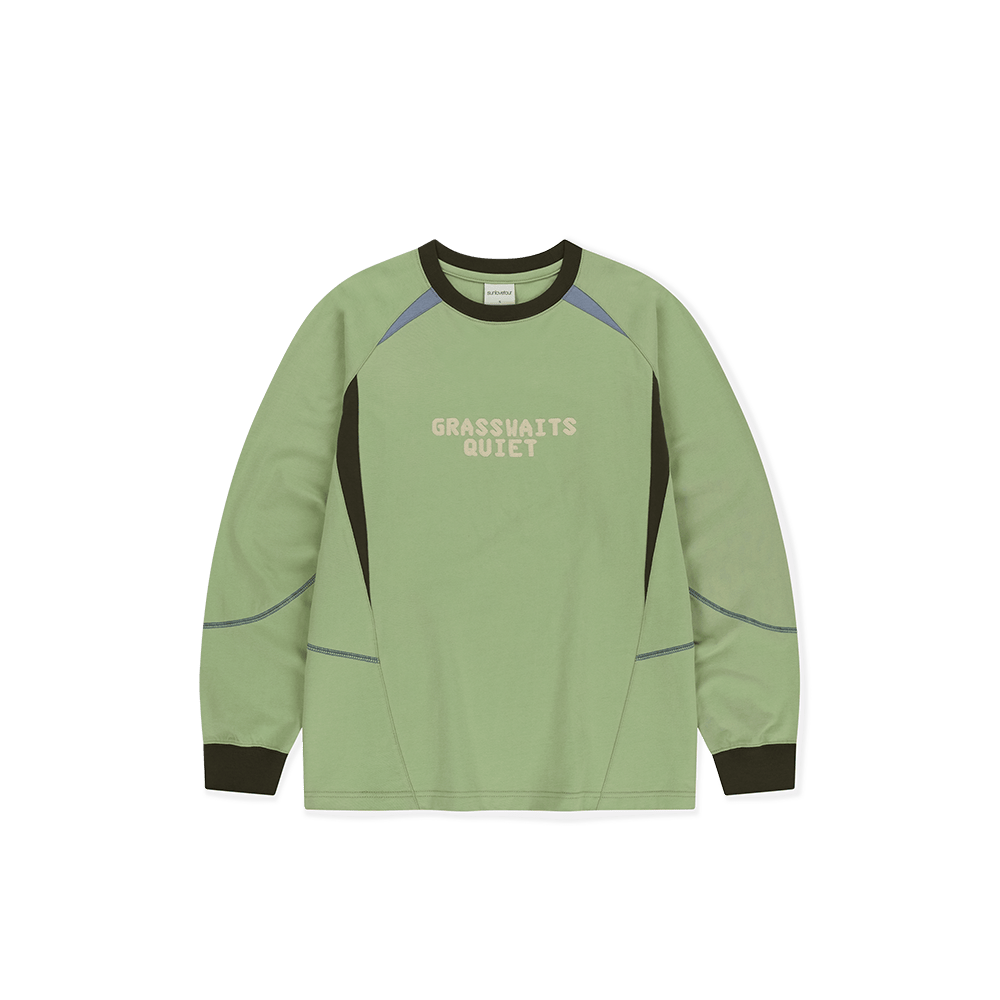 SL263TTSLT07GN [5% 적립] sunlovetour Quiet Training LS Tee Green