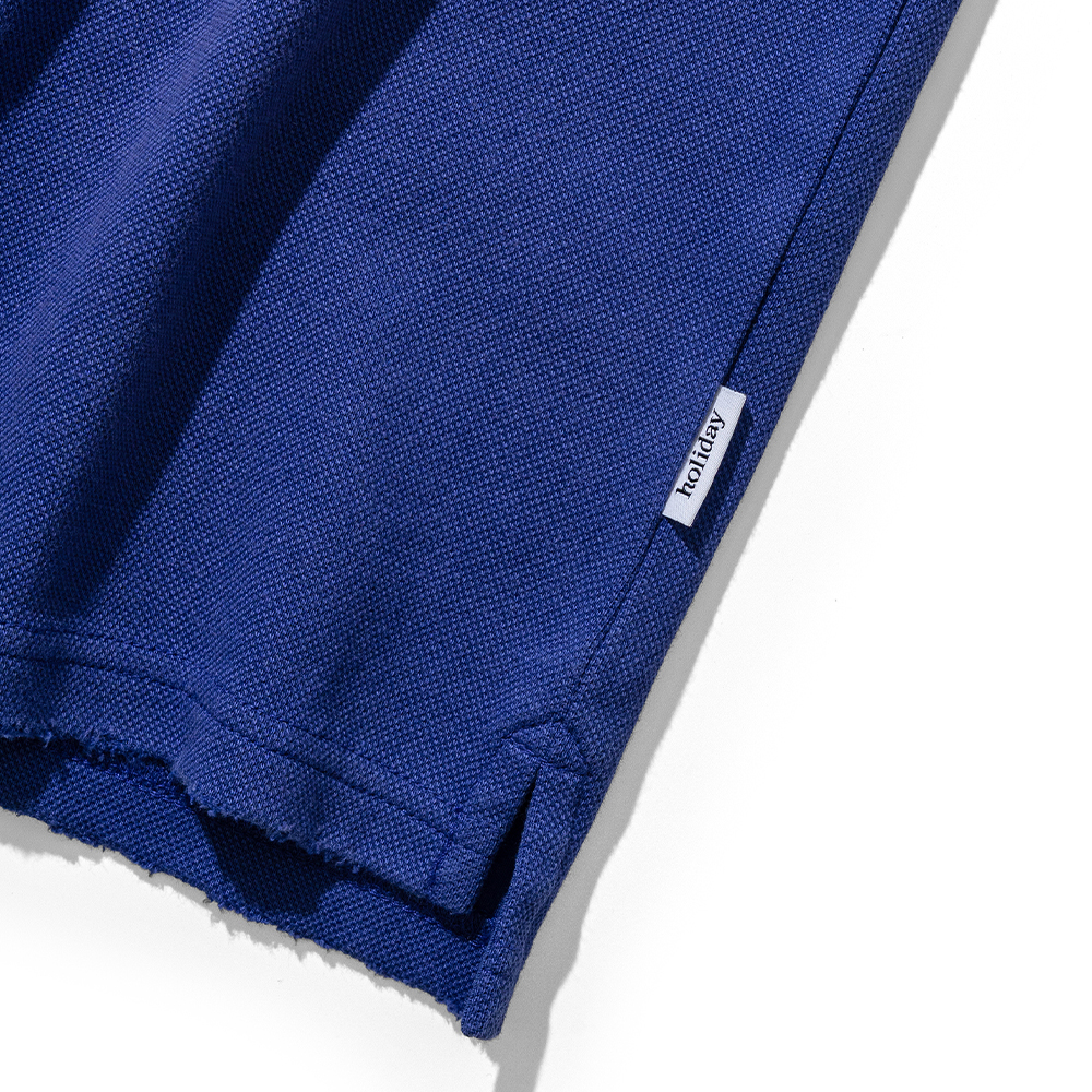 익스프레스 홀리데이 알바트로스 워시드 피케 셔츠 블루(Express Holiday Albatross Washed Pique Shirt Blue) - 5