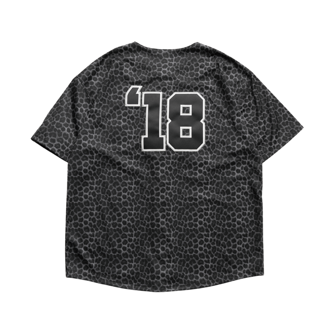 위얼드월드 '18 레오파드-베이스볼-져지 블랙(WEIRD WORLD 18-Leopard-Baseball-Jersey Black) - 2