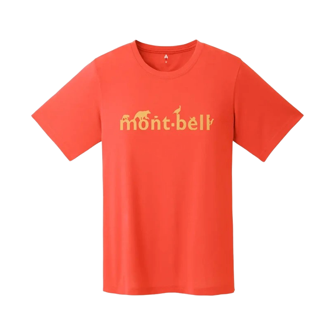 1114781 (W) Montbell Wickron Mont-Bell T-Shirt Red