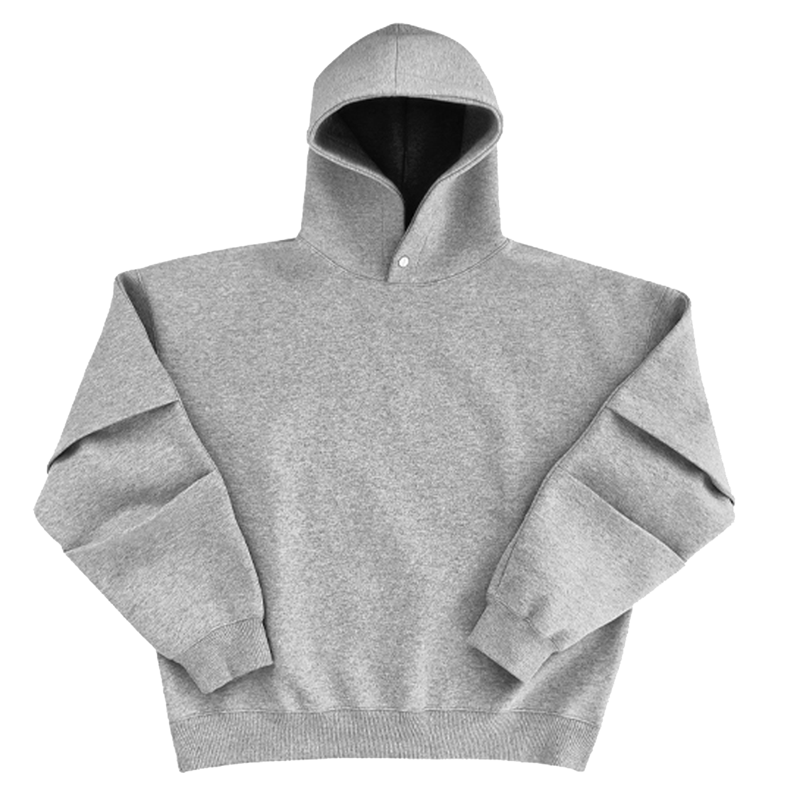 Edition5_7 ATTENTIONROW Edition 5. 890g Neofit Parasuit Oversized Sweat Hoodie Gray Melange