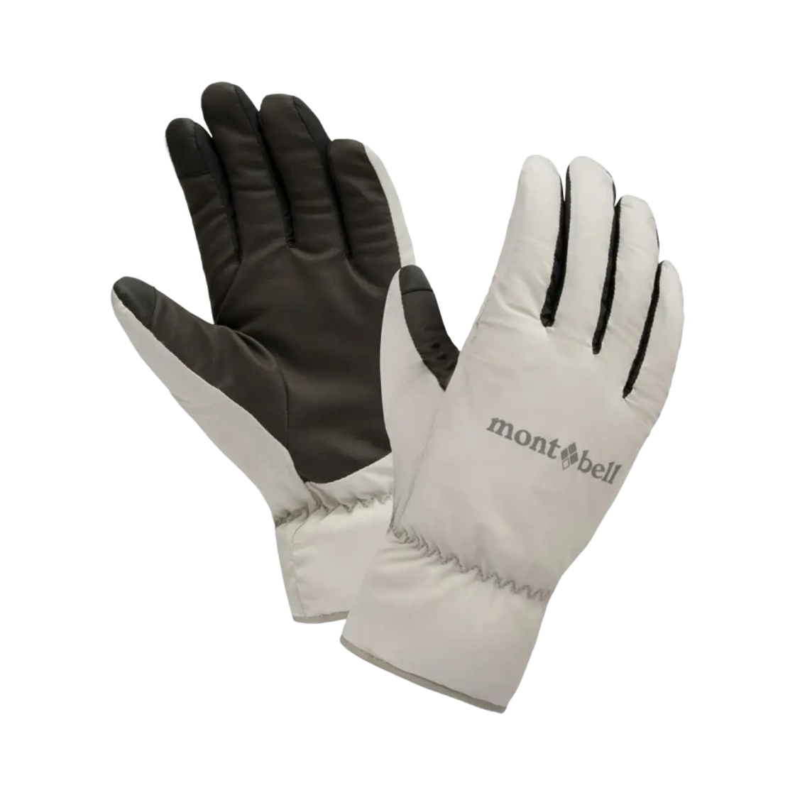 1118709 Montbell Light Winter Trekking Gloves Light Gray