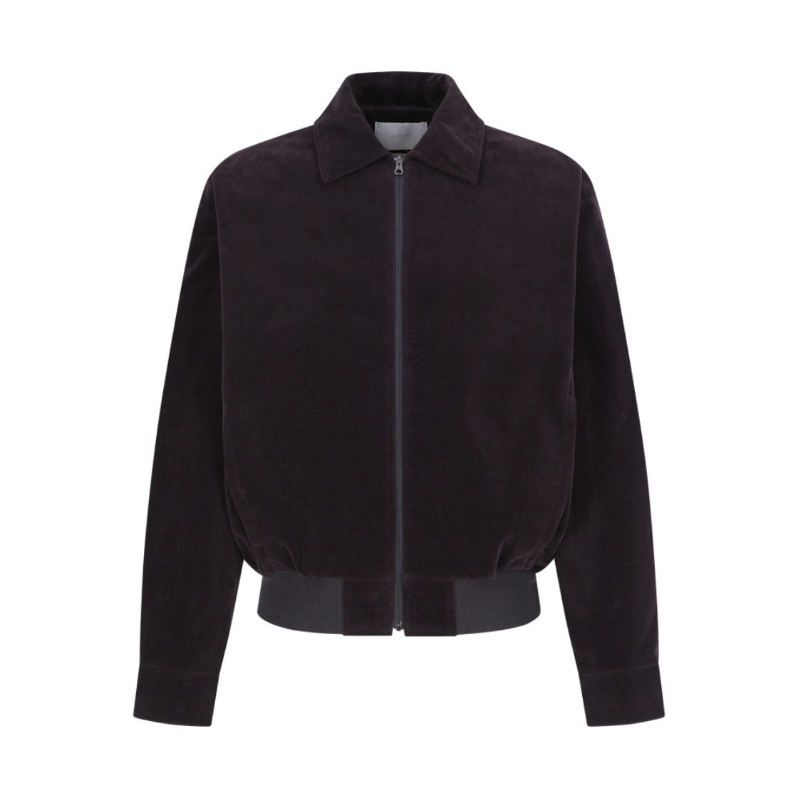 아모멘토 벨벳 집업 점퍼 블랙 - 26FW(Amomento Velvet Zip Up Jumper Black - 26FW)