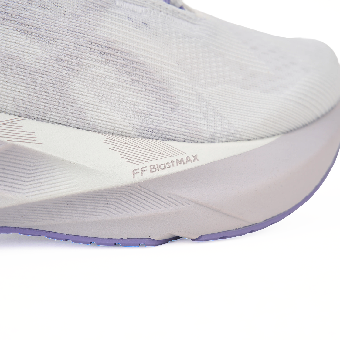 (W) 아식스 노바블라스트 5 화이트 라일락 힌트 - D 와이드((W) Asics Novablast 5 White Lilac Hint - D Wide) - 8