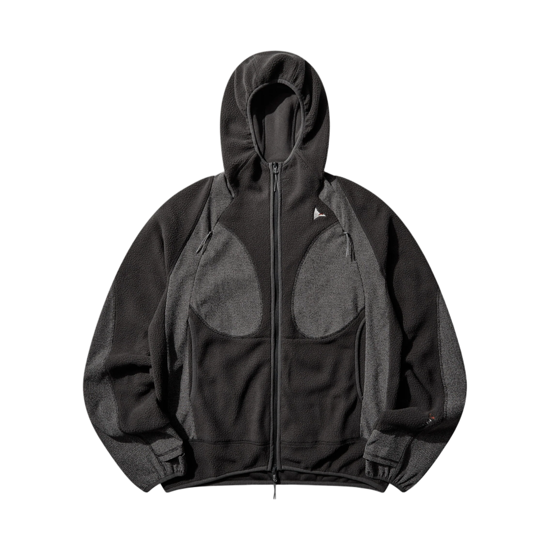 YBUW066FA40-BLK0001 ROA Ocular Polartec Thermal Pro Zip-Up Hoodie Black