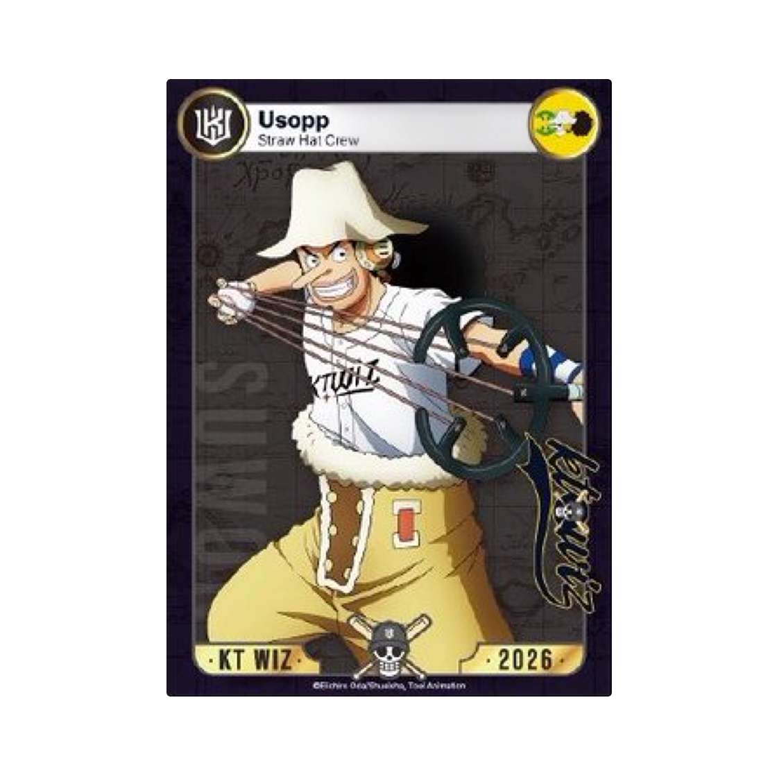 - KT Wiz x One Piece Usopp Photo Card