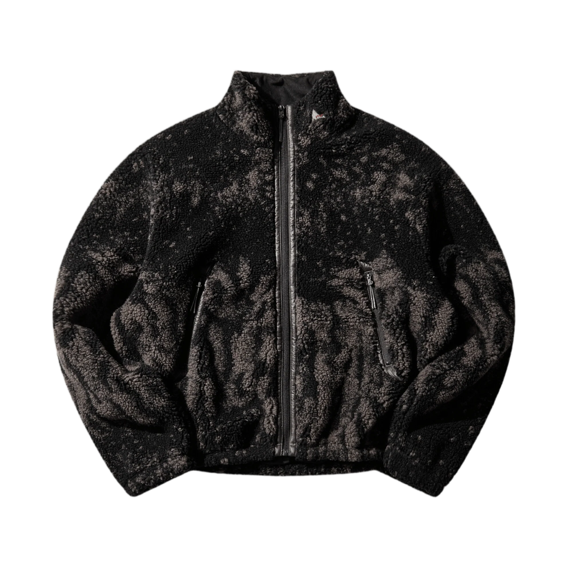 YBUW067FA41-MLT0006 ROA Ewe Furry Jacket Fuzzy Dark Brown