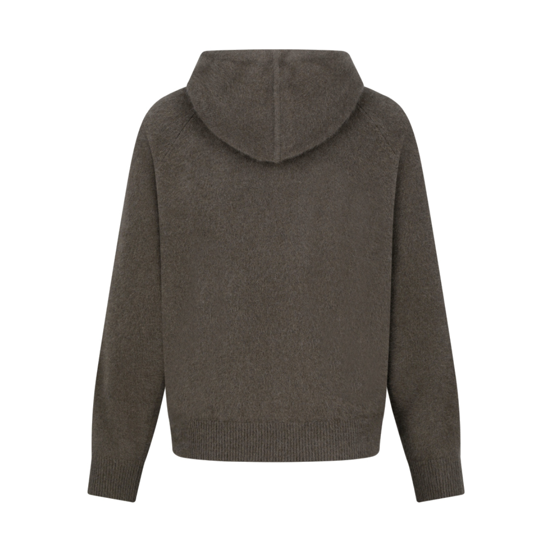 아모멘토 라쿤 후디 니트 브라운 - 26FW(Amomento Racoon Hoodie Knit Brown - 26FW) - 2