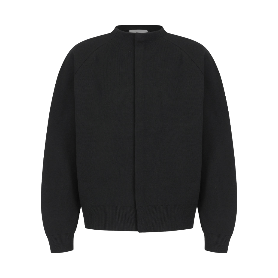 아모멘토 라운디드 슬리브 가디건 블랙 - 26FW(Amomento Rounded Sleeve Cardigan Black - 26FW)