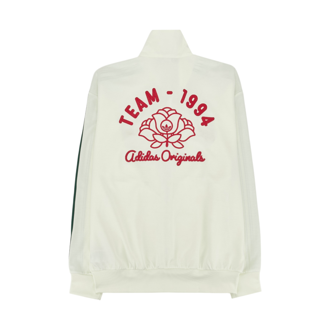 아디다스 파이어버드 로즈 트랙탑 오프 화이트 컬리지에이트 그린 - US 사이즈(Adidas Firebird Roses Track Top Off White Collegiate Green - US Sizing) - 2