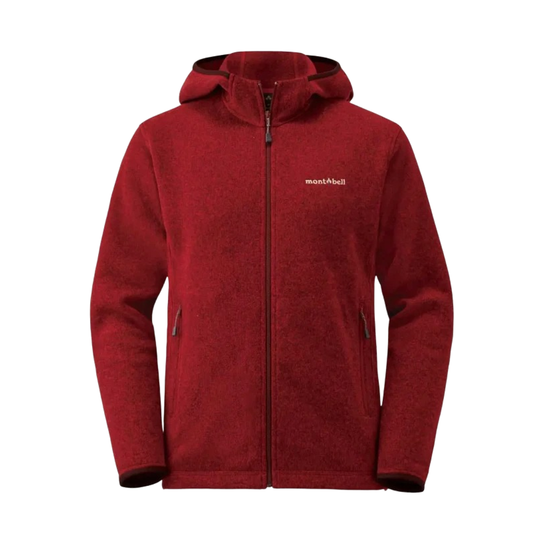 1106589 Montbell Climaplus Knit Hooded Jacket Paprika