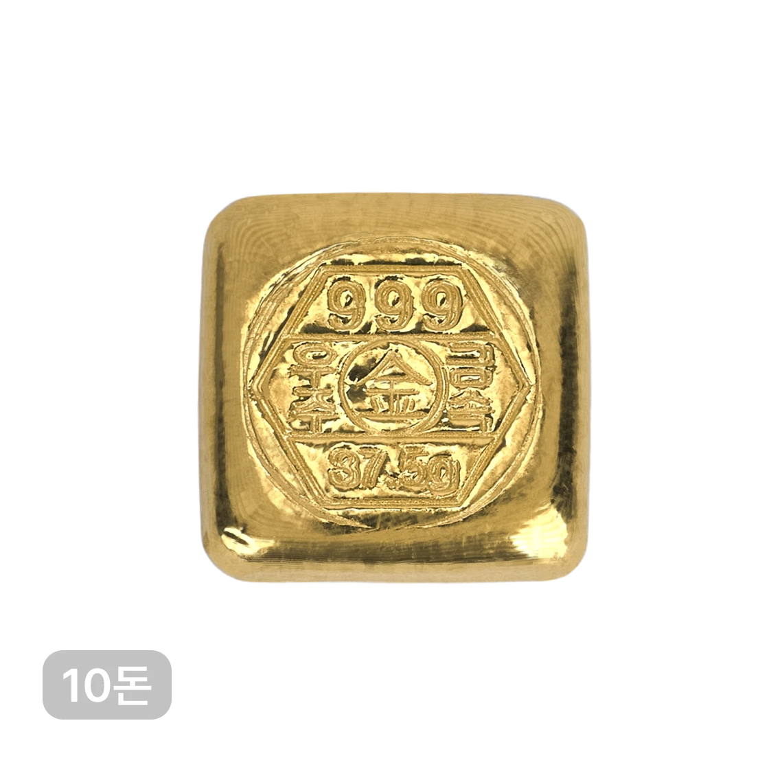 금 3대 검인마크 주물금 37.5g (랜덤 디자인)(Gold The Three Major Hallmarks Cast Gold 37.5g (Random Design))