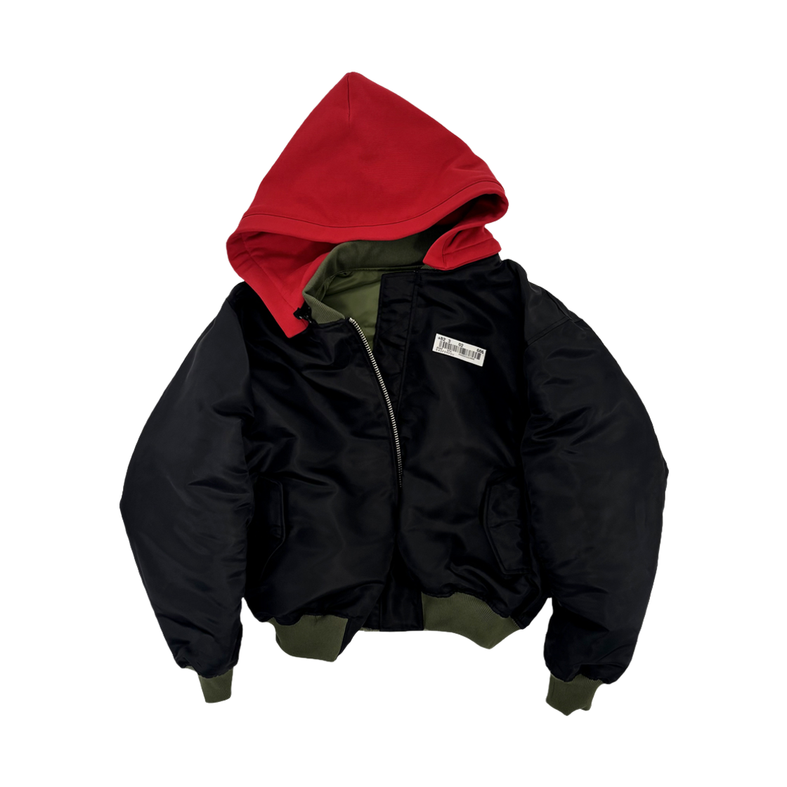 제노리포트 배드 리버시블 봄버 카키(XENOREPORT Bad Reversible Bomber Khaki) - 3