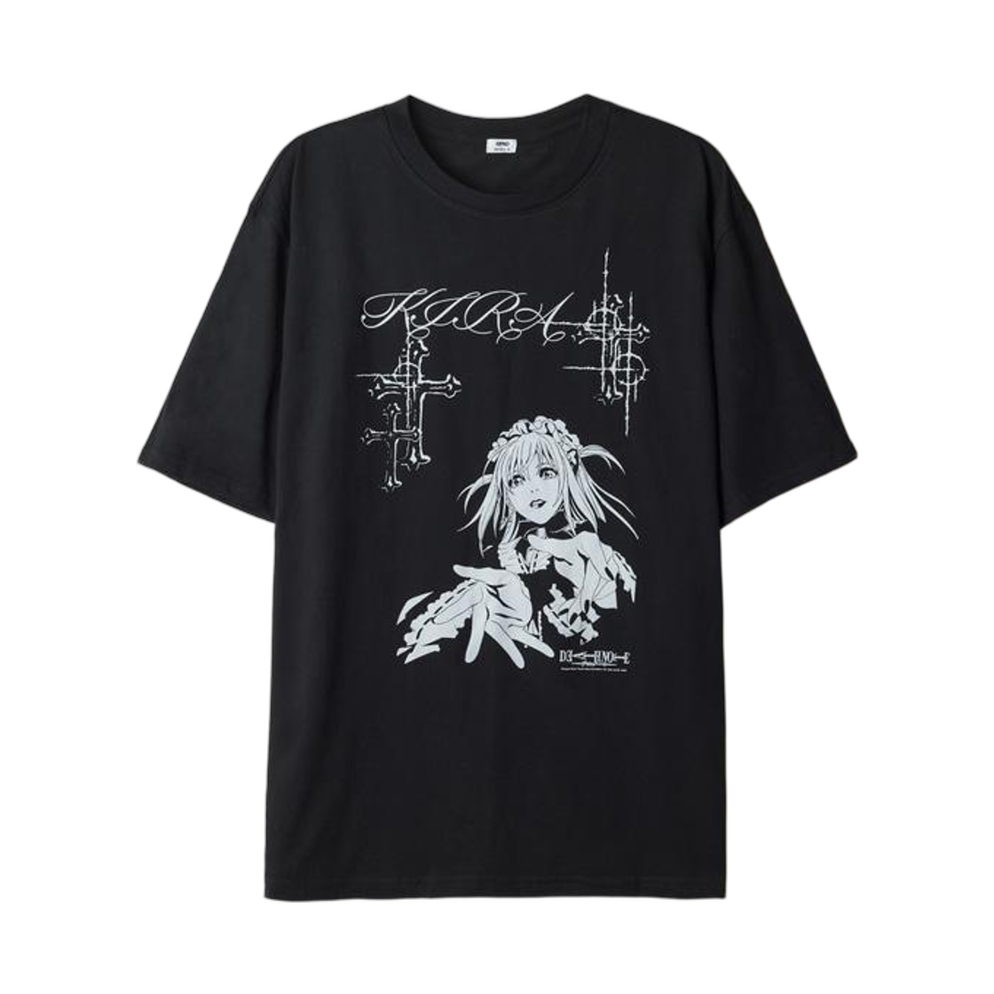SPRLG49U03 Spao x Death Note Short Sleeve T-Shirt Black