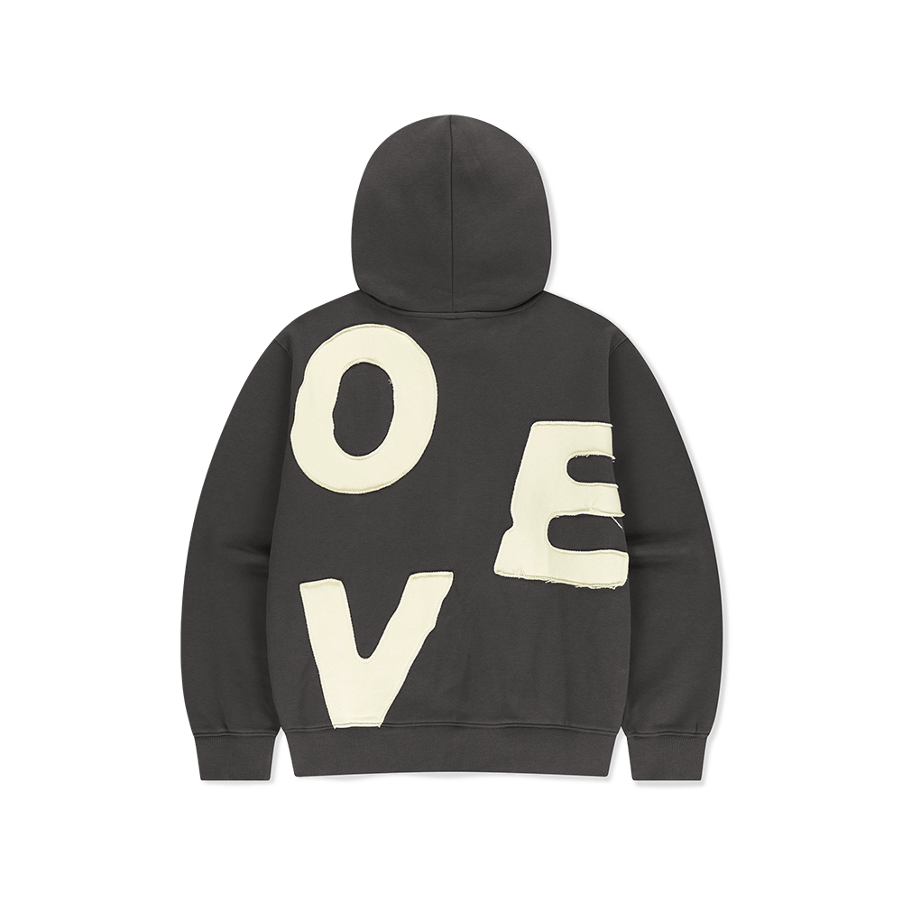 [5% 적립] 썬러브투어 캐피탈 브러쉬드 집 업 후디 챠콜([5% 적립] sunlovetour Capital Brushed Zip Up Hoodie Charcoal) - 2