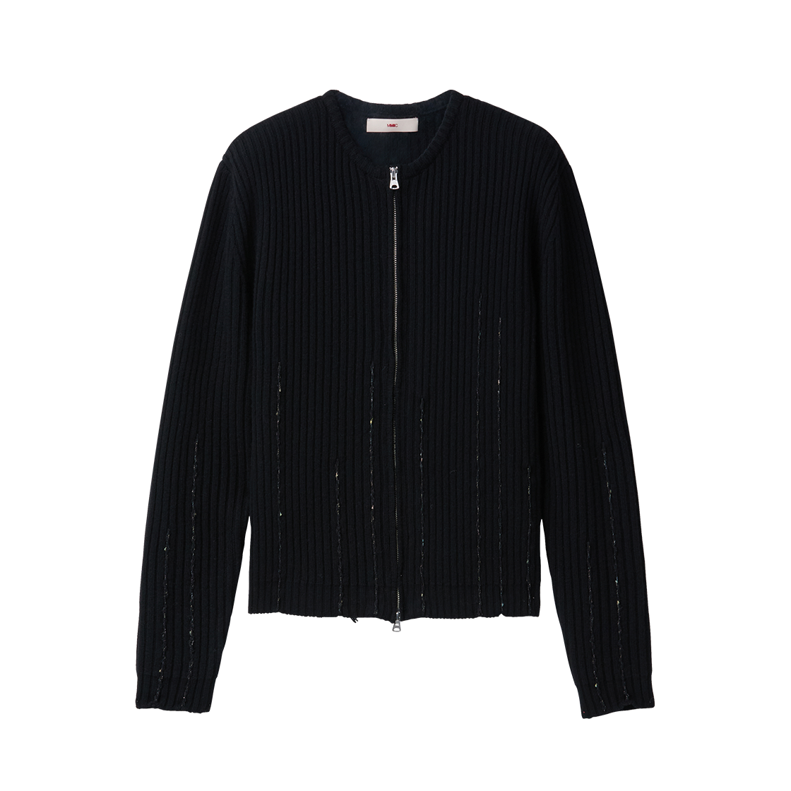 2C6-MM-MT-KC0200BK MMIC Otis Zip Cardigan Black