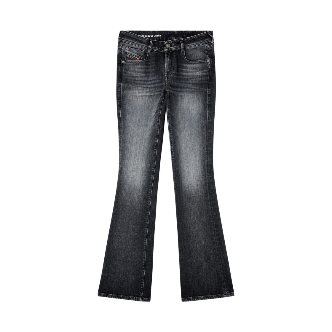 A1100309L98-02 (W) Diesel Bootcut Jeans Low Waist 1969 D-Ebbey Black Dark Grey