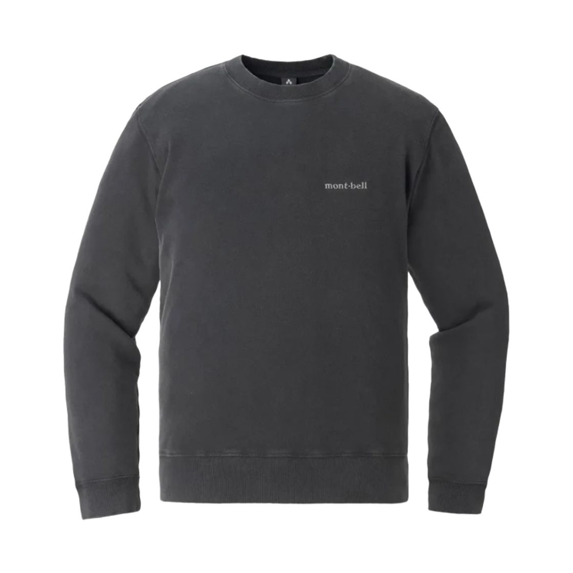 2104851 Montbell Washed Out Cotton Sweatshirt Dark Gray