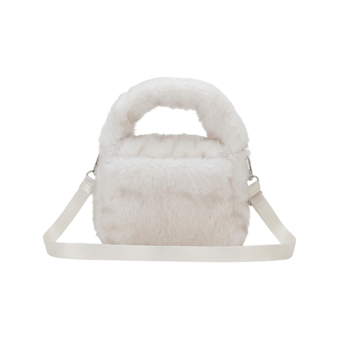 노스페이스 화이트 라벨 버블리 토트백 미니 퍼 아이보리 - 26FW(The North Face White Label Bubbly Tote Bag Mini Fur Ivory - 26FW) - 2