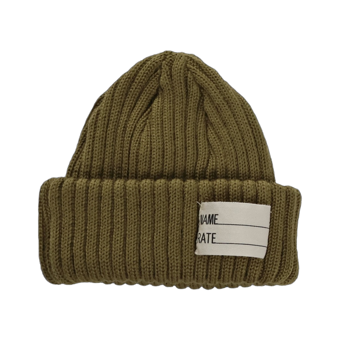 풀카운트 6263 US 네이비 울 워치 캡 올리브(Fullcount 6263 US Navy Wool Watch Cap Olive) - 1