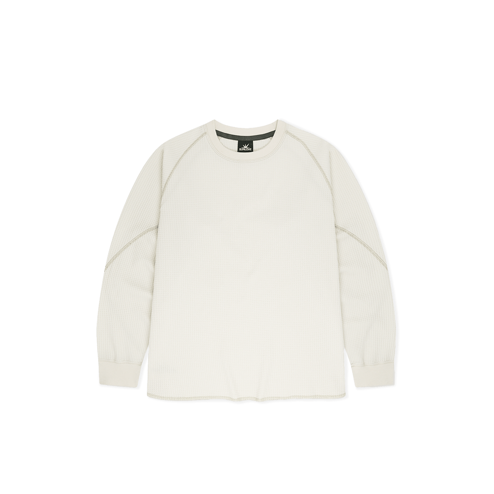 SL263TTSLT03IV [5% 적립] sunlovetour Aero Waffle LS Tee Ivory