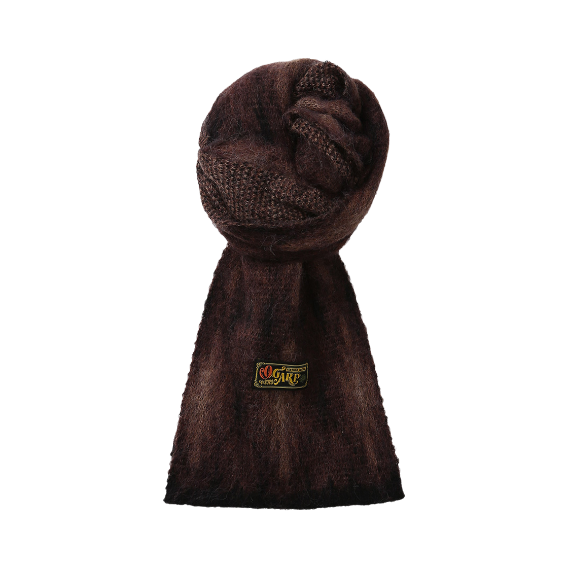 오가프 아즈텍 니트 머플러 브라운(OGARP Aztec Knit Muffler Brown)