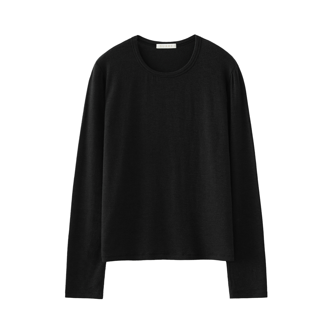 SBF3TS04WBK (W) Daily Wool Tencel Long Sleeve Black