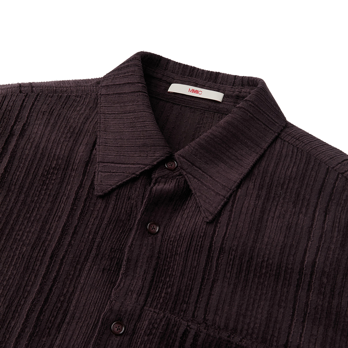 엠엠아이씨 드레이프 셔츠 와인(MMIC Drape Shirt Wine) - 2