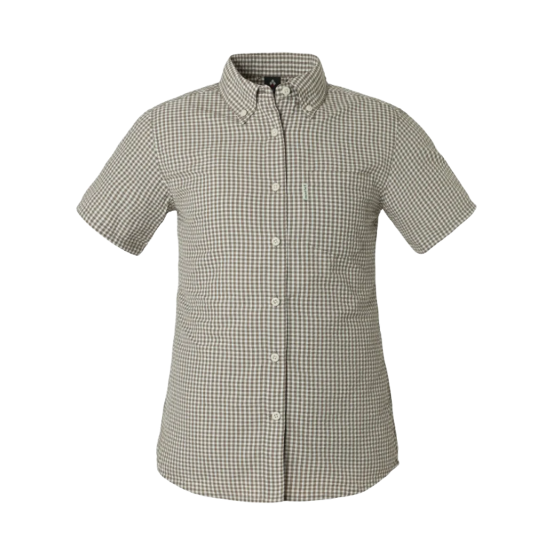 2304486 (W) Montbell Wickron Dry Touch Short Sleeve Shirt Brown
