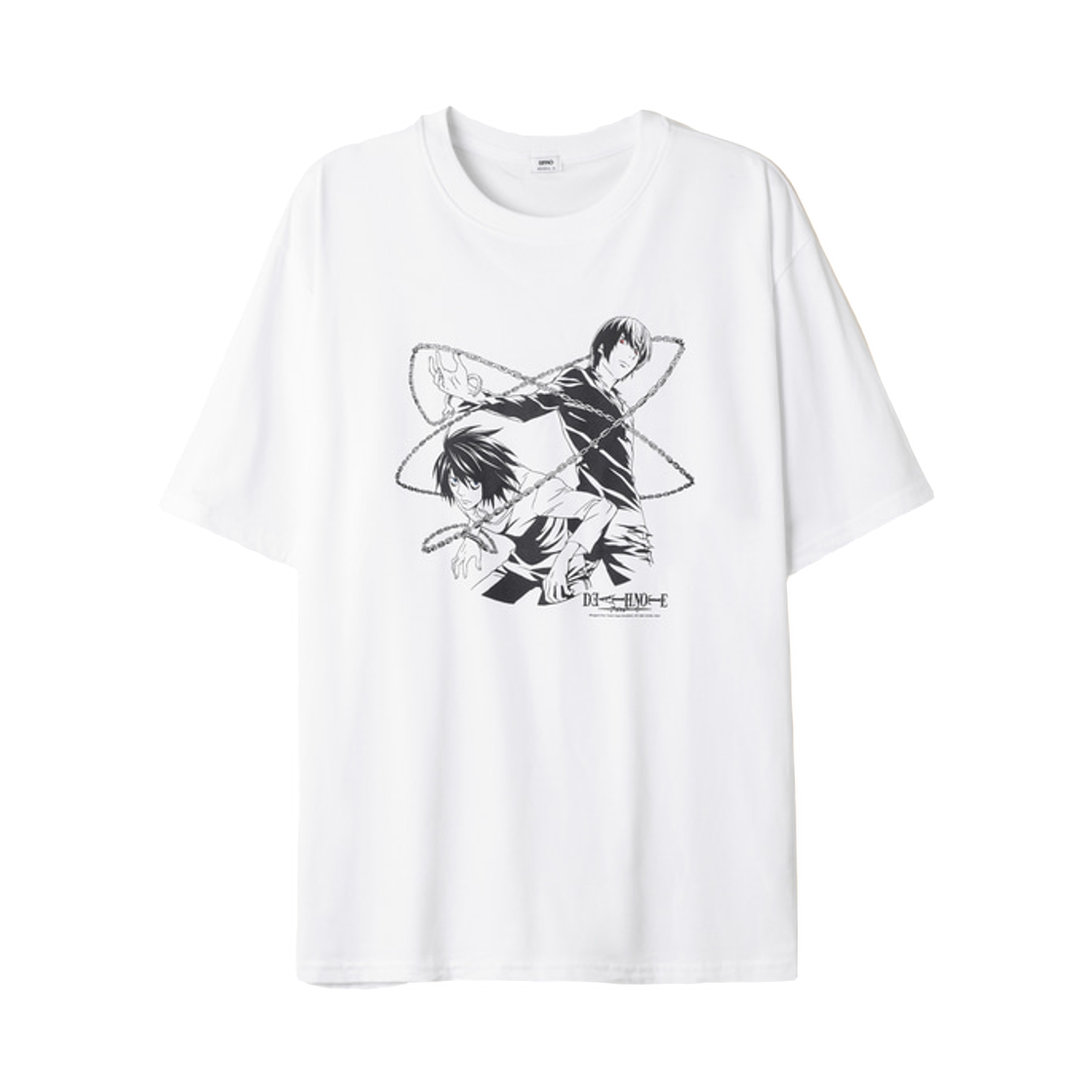 SPRLG49U03 Spao x Death Note Short Sleeve T-Shirt White