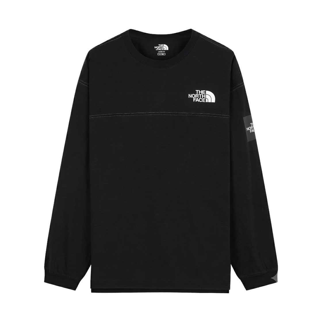NT7TS51J The North Face White Label Stitch L/S R/T-Shirt Black - 26FW