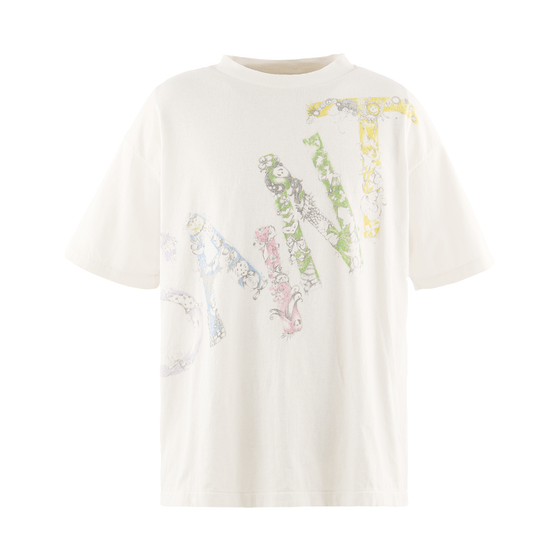 - Saint Mxxxxxx x Coco Star Sims S/S T-Shirt Coco White - 26AW