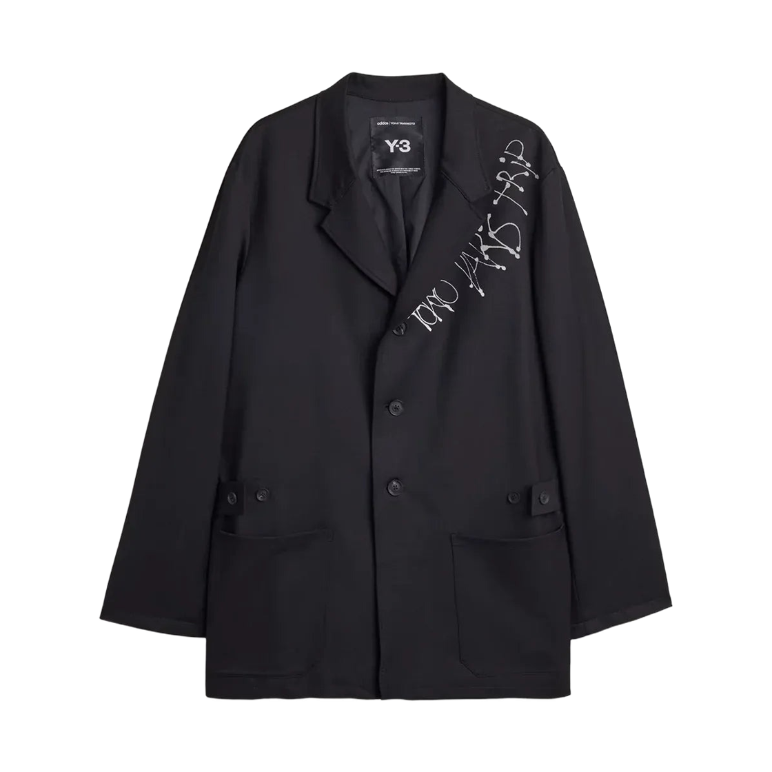 KY2725 Y-3 x Chito City Graphic Wool Blazer Black