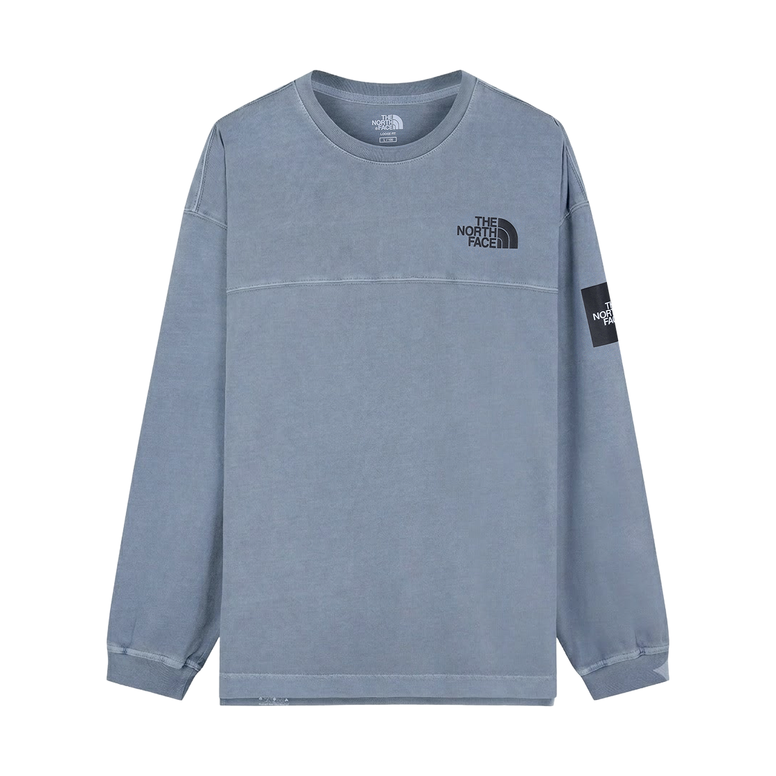 노스페이스 화이트 라벨 스티치 롱슬리브 R/티셔츠 그레이시 블루 - 26FW(The North Face White Label Stitch L/S R/T-Shirt Grayish Blue - 26FW) - 2