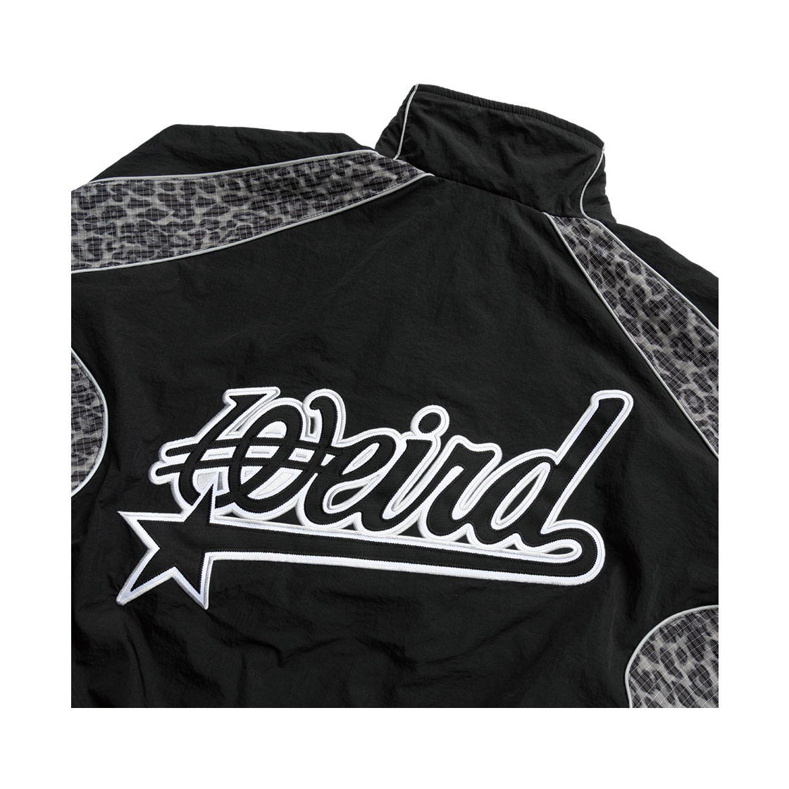 위얼드월드 90s 리플렉티브 레오파드 트랙자켓(Weird World 90s Reflective Leopard Track Jacket) - 3