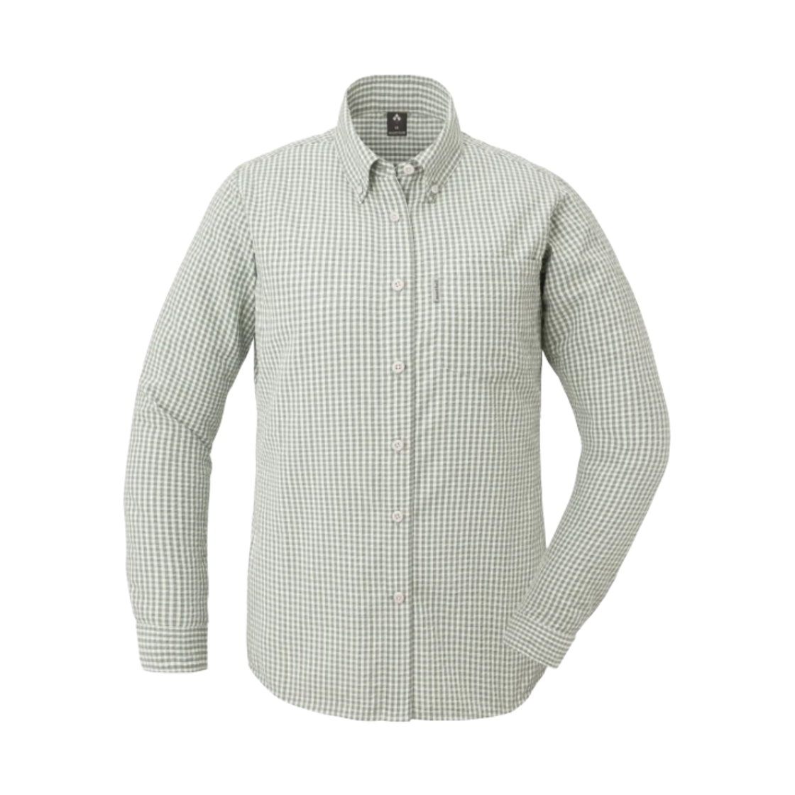 2304484 (W) Montbell Wickron Dry Touch Long Sleeve Shirt Green