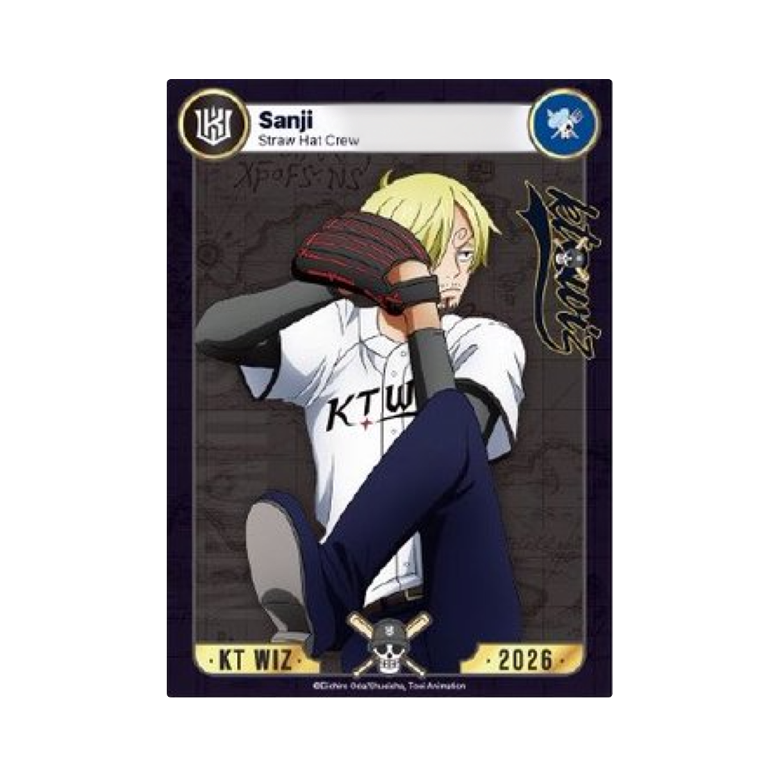 - KT Wiz x One Piece Sanji Photo Card