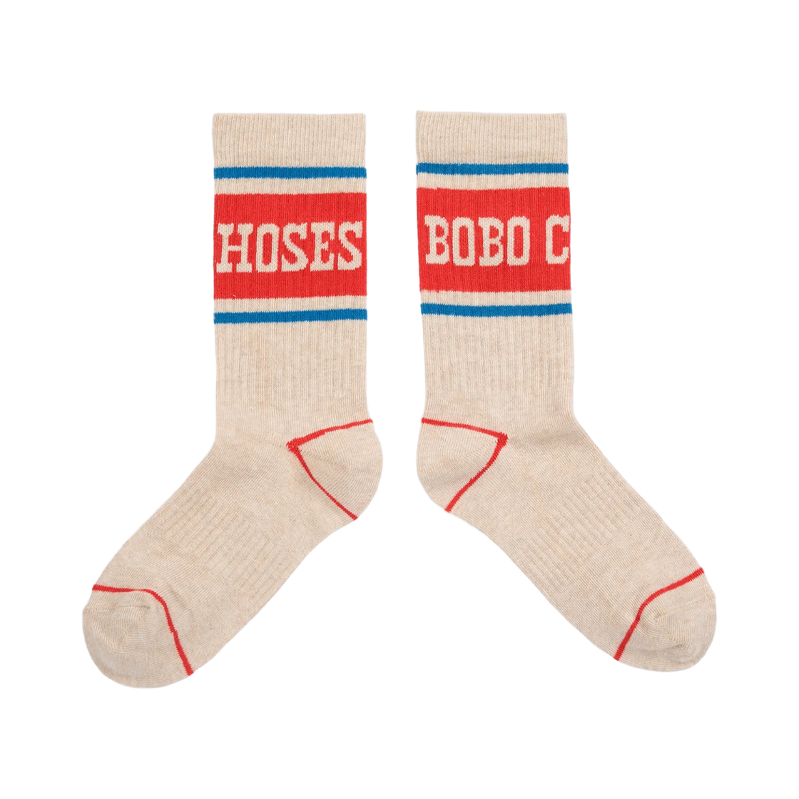 226AI011 (Kids) Bobo Choses Pop Long Socks Beige