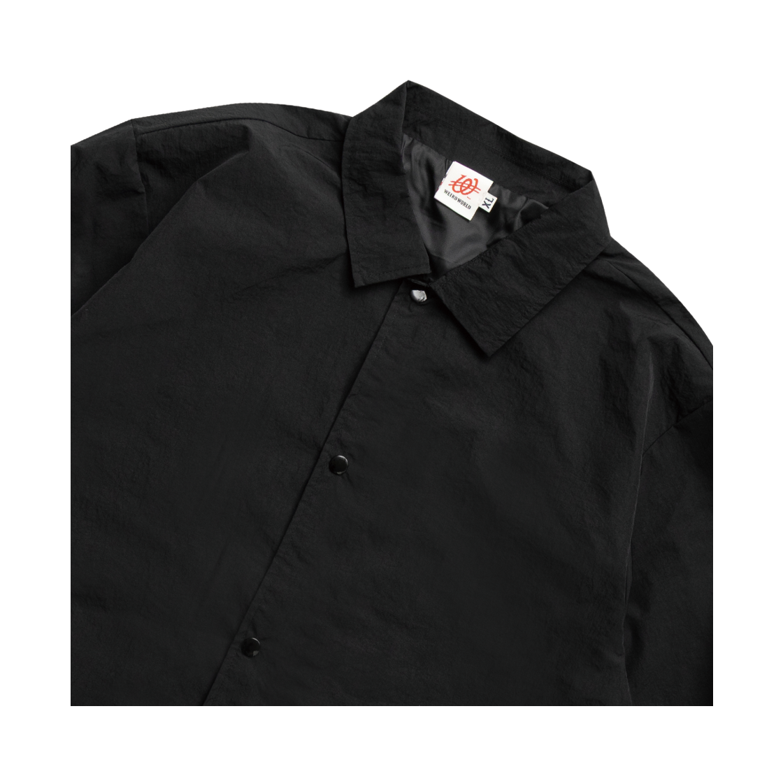 위얼드월드 리플렉티브 나일론 코치자켓 블랙(Weird World Reflective Coach Jacket Black) - 4