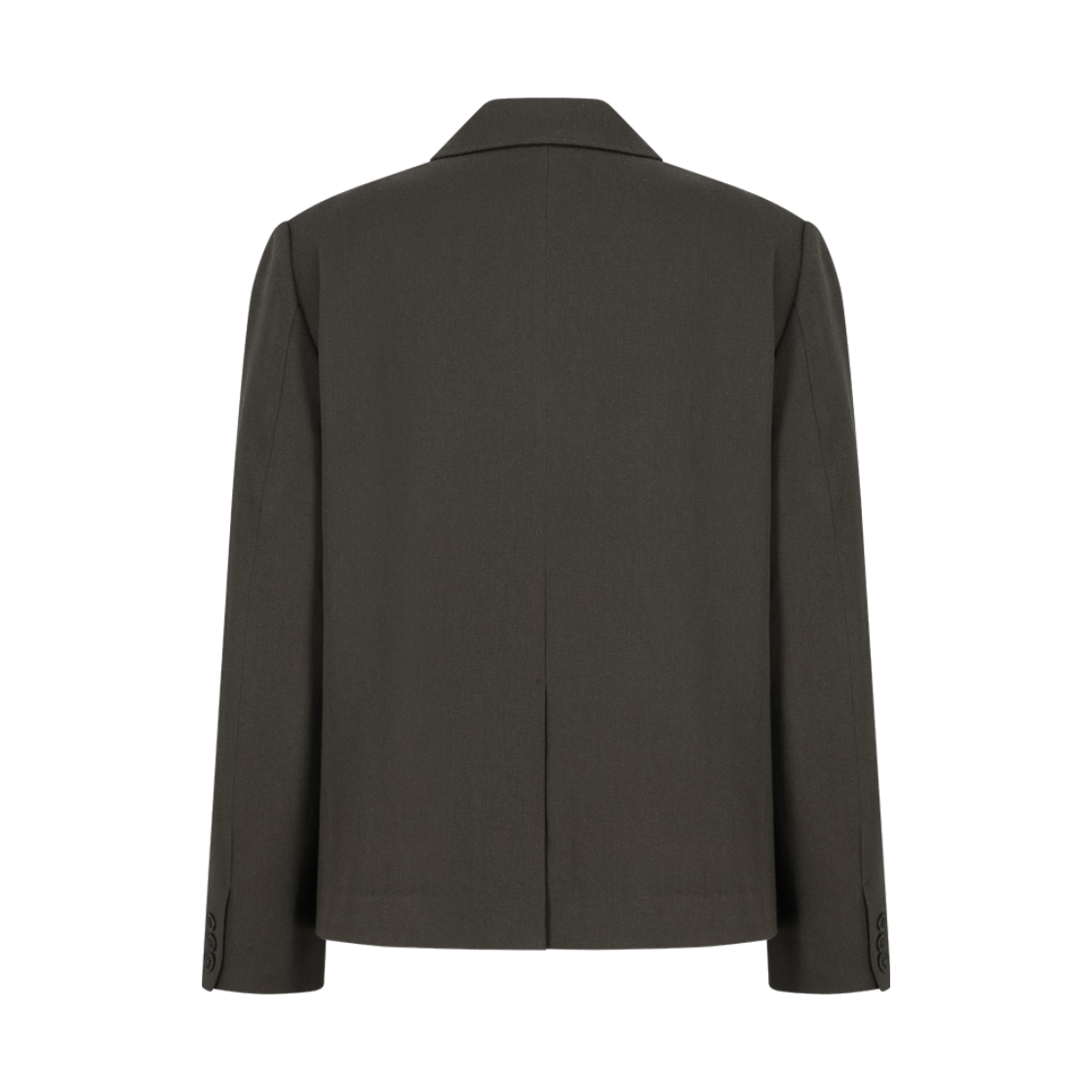 아모멘토 싱글 브레스티드 울 자켓 브라운 - 26FW(Amomento Single Breasted Wool Jacket Brown - 26FW) - 2