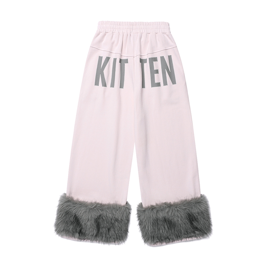 카비시 퍼 키튼 와이드 스웨트 팬츠 핑크(CAVISH Fur Kitten Wide Sweat Pants Pink)