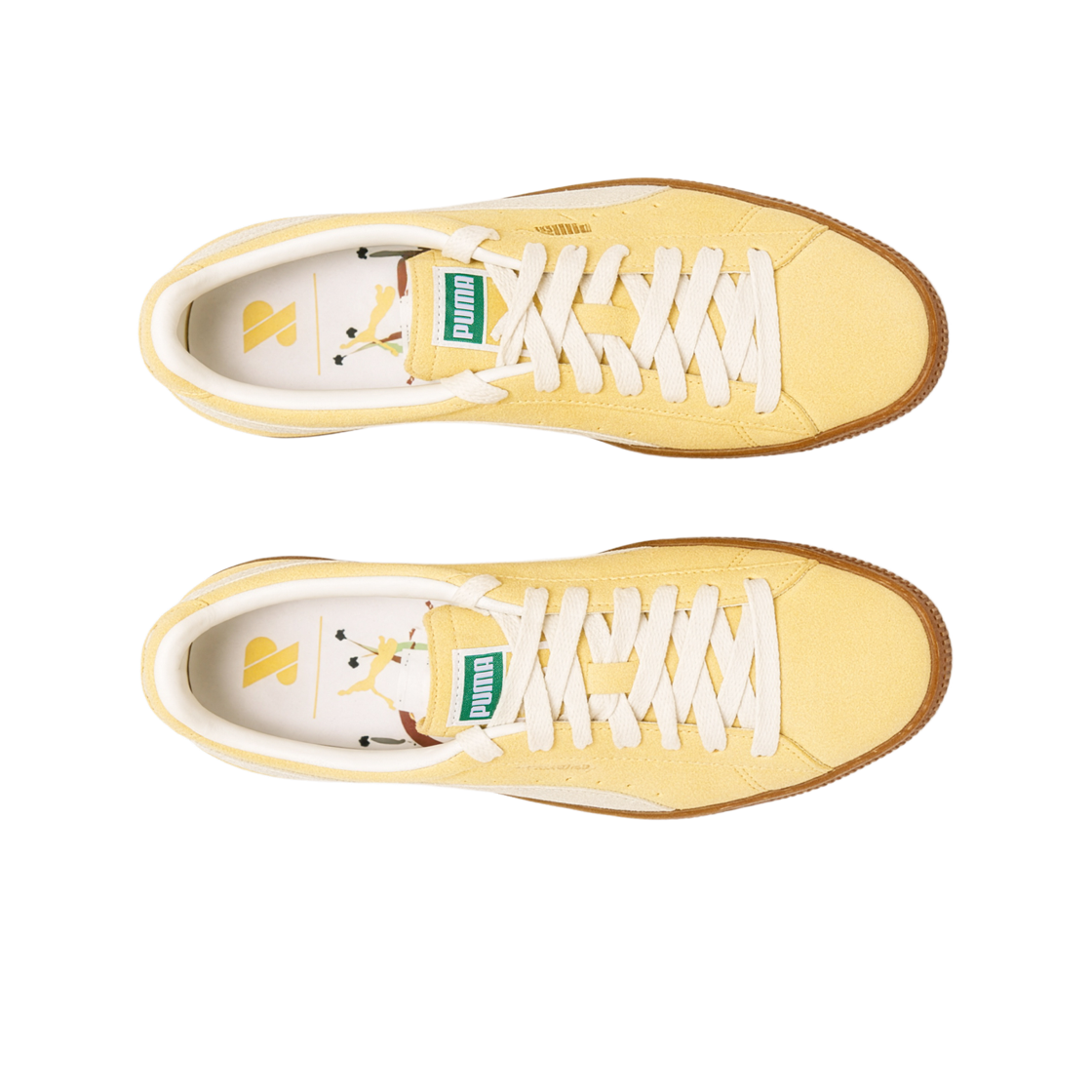 푸마 x 케이스스터디 스웨이드 빈티지 펠레 옐로우 웜 화이트(Puma x Casestudy Suede Vintage Pele Yellow Warm White) - 2