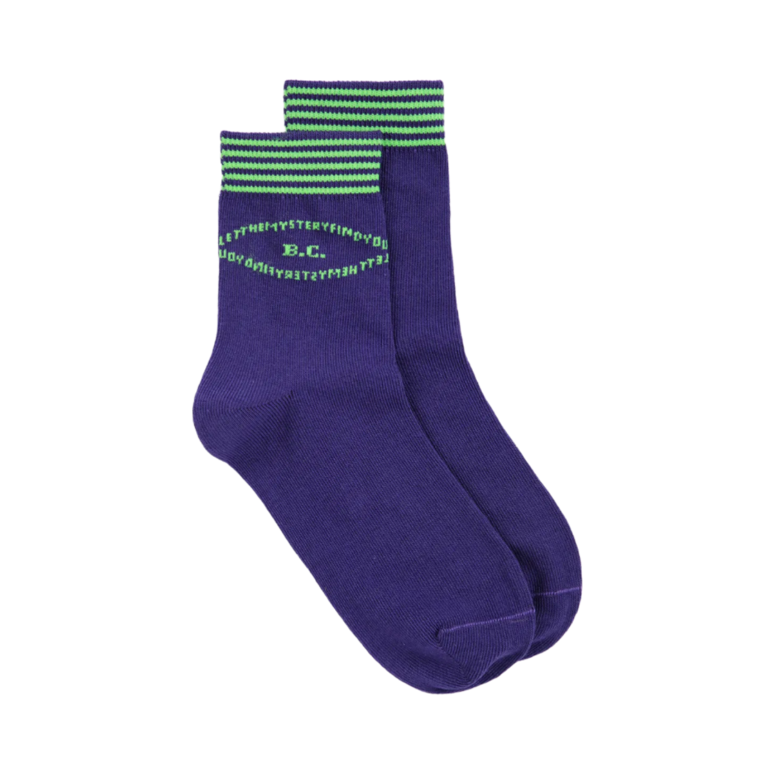 226AI002 (Kids) Bobo Choses Mystery BC Short Socks Blue